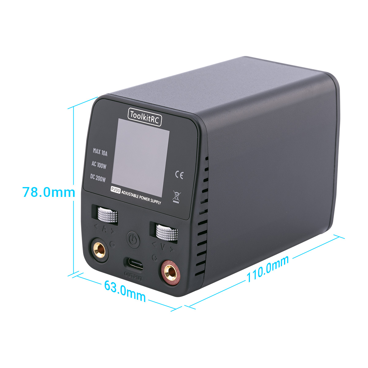 ToolkitRC P200 V2 Adaptor Catu - Programmable Dc Power Supply 30V 10A ulasan dan harga